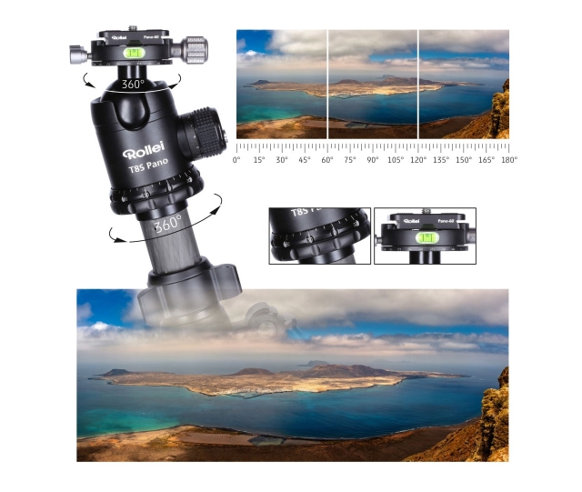 Rollei Rollei Testa T8S tête panoramique arca swiss