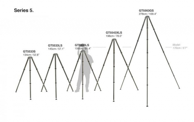 Gitzo GT5533S Trépied Gitzo Systematic, série 5, 3 sections