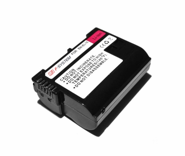 F-system F-System batteria Compatibile Nikon EN-EL15B MhA 1950