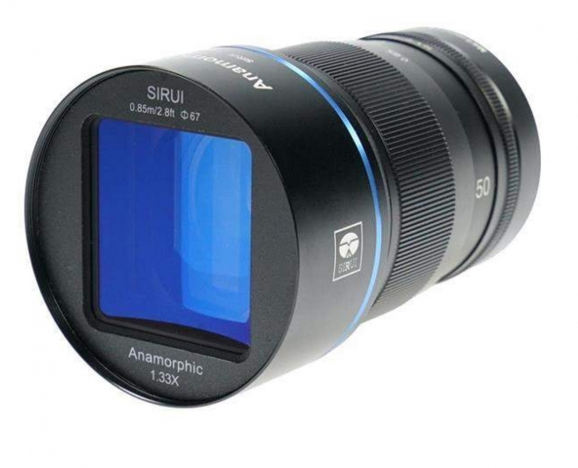Sirui Sirui ob. 50mm F1.8 Anamorphic Lens 1.33X (X-Mount)