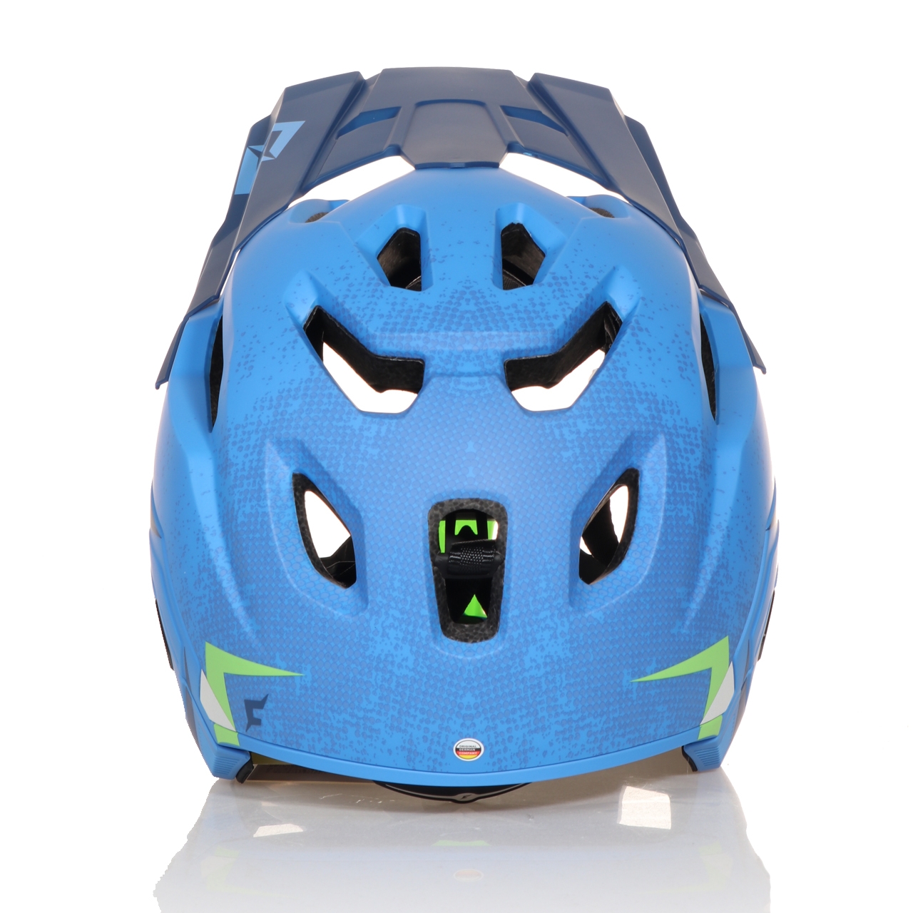 Cratoni Casque Cratoni C-Maniac 2.0MX (VTT) T. L / XL (58-61cm) bleu / citron vert mat