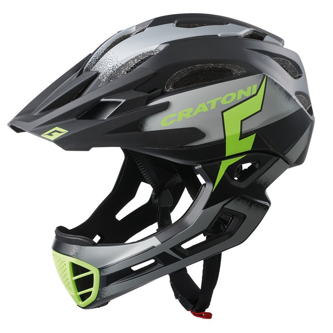Cratoni Casco Cratoni C-Maniac Pro (MTB) Tg. S/M (52-56cm) nero/lime opaco