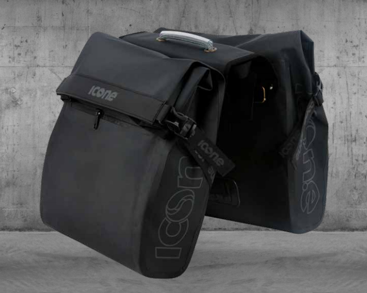 Icon.e Icon.e Travel bag 500D for rear Racks  Nere