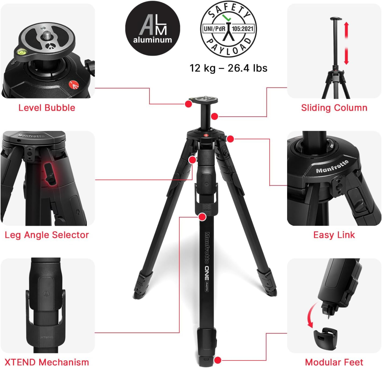 Manfrotto ONE Photo Al tripod