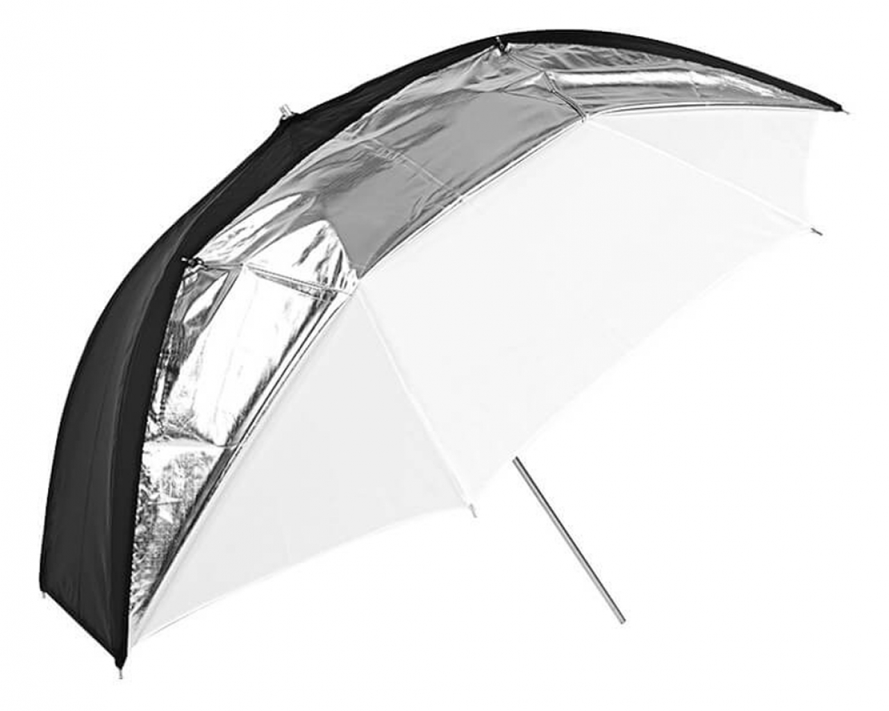 Godox Godox UB-006 Dual Duty Reflective Umbrella Black and Silver and White (84cm)