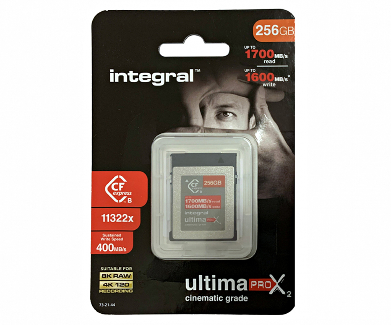 Integral INTEGRAL CFexpress Cinematic Tipo-B 256 Go 1700 Mo/sec 1600 Mo/sec