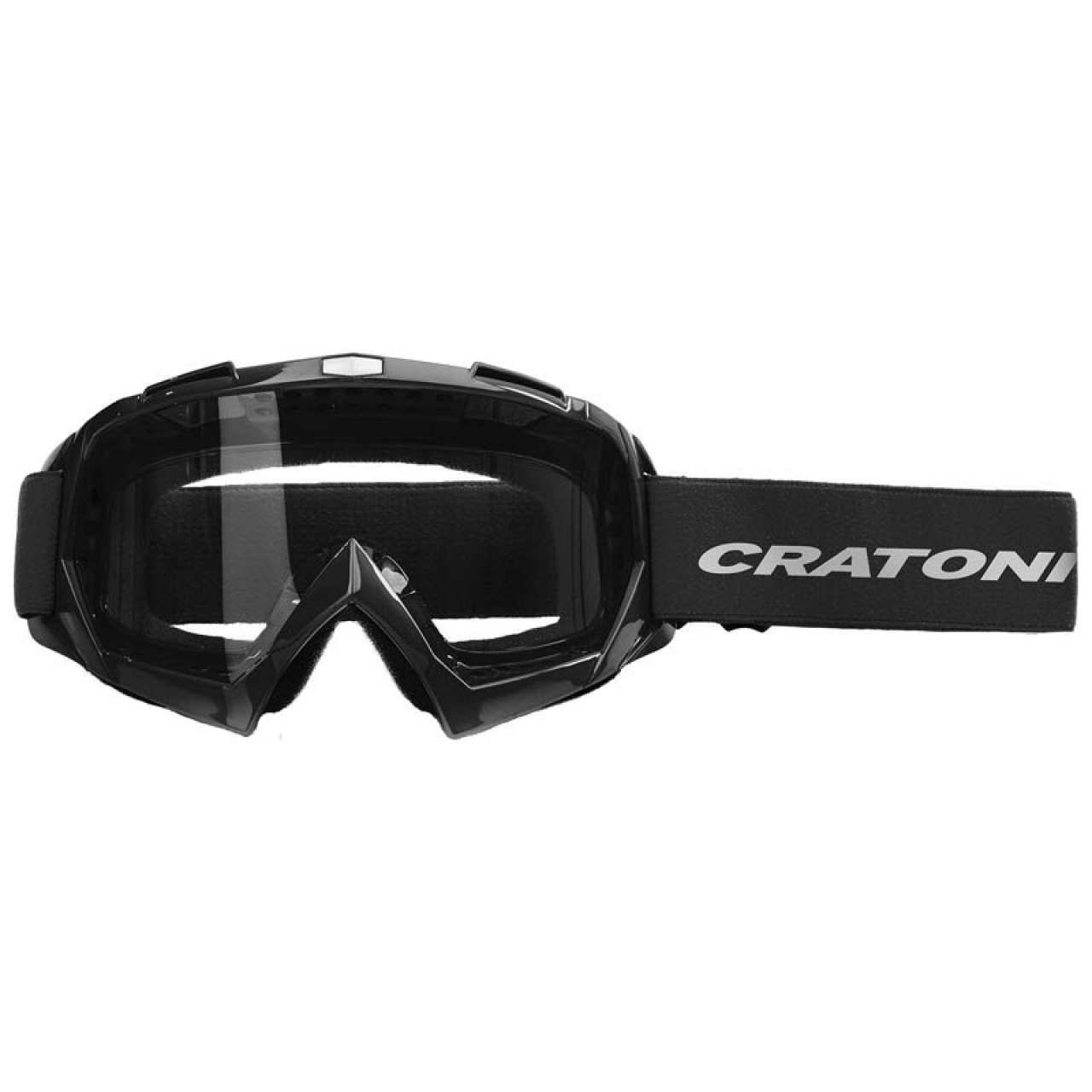 Cratoni Lunettes VTT Cratoni C-Rage noir brillant, verres transparents