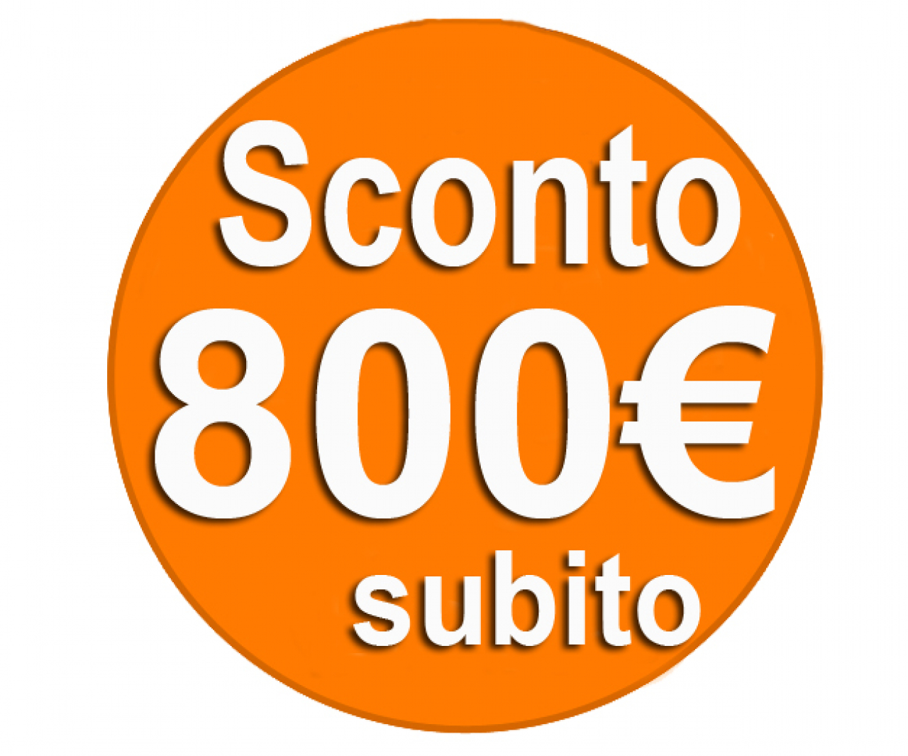  Sconto subito 800 euro