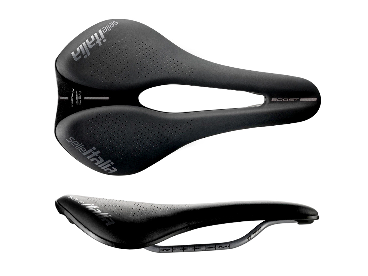 SELLE ITALIA Selle Italia Sella NOVUS EVO BOOST SUPERFLOW TITANIO L3 190gr Nero