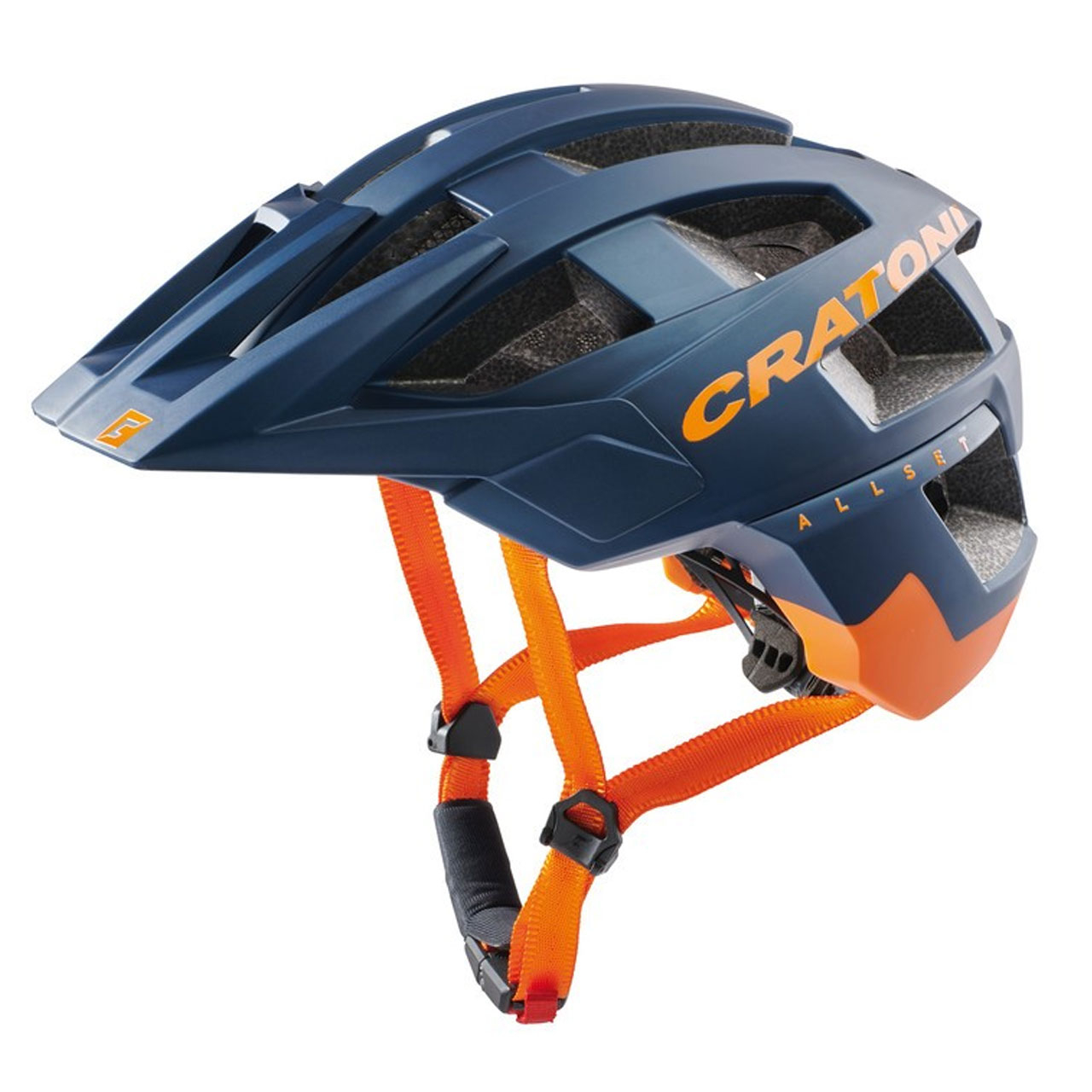 Casco Cratoni AllSet (MTB) T.M/L (58-61cm) blu/arancione opaco su  Fotocolombo.it