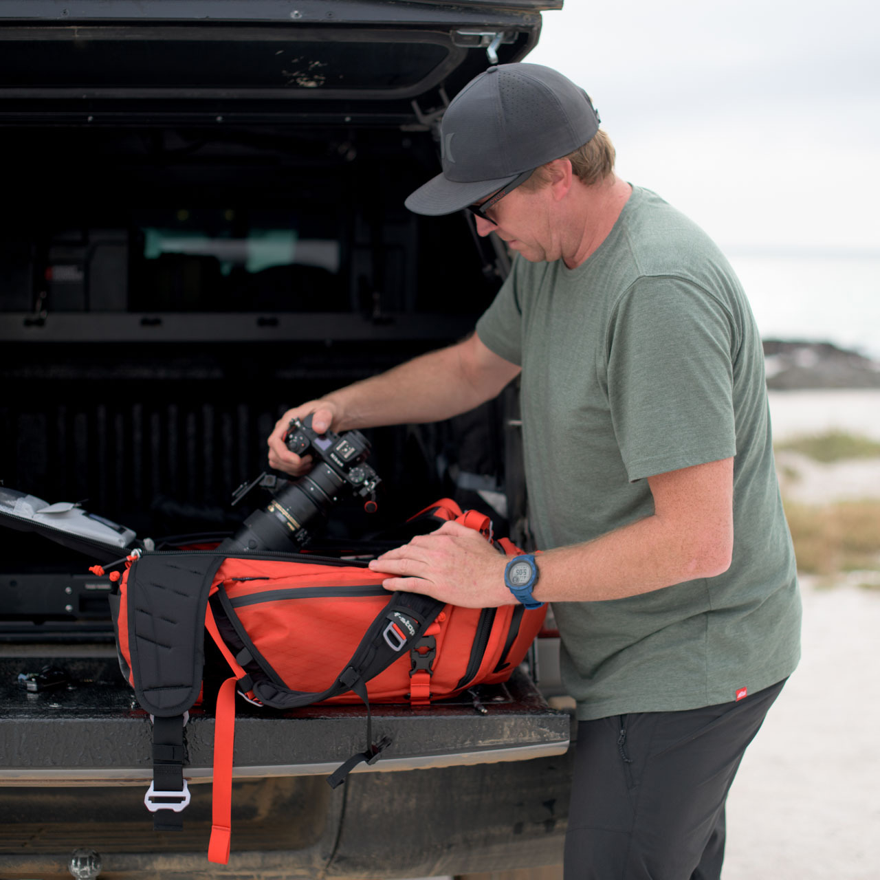 F-stop Sac à dos F-Stop Ajna 37 litres - DuraDiamons Magma (Rouge)