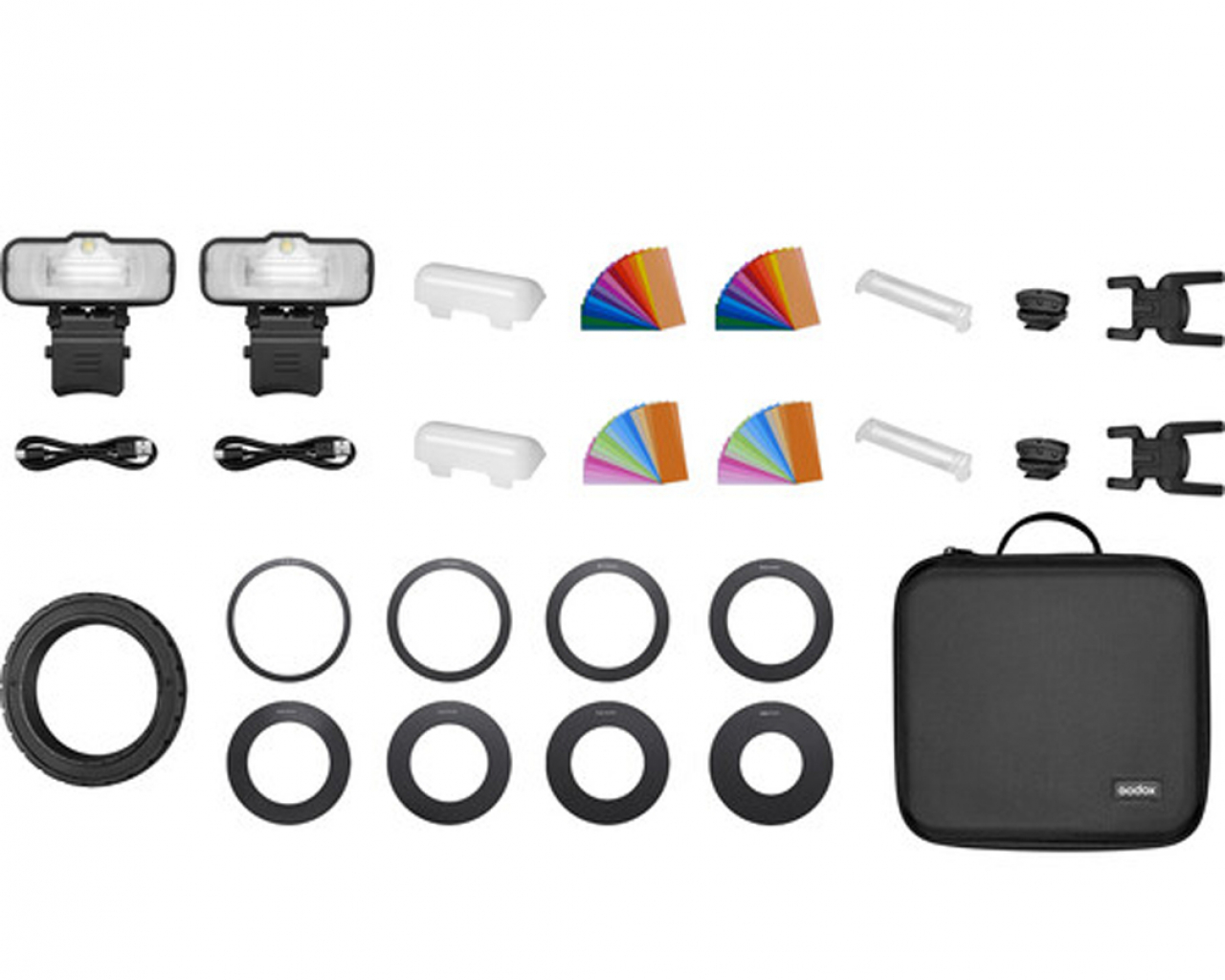 Godox Godox Kit 2 luci flash macro Godox MF12 TTL