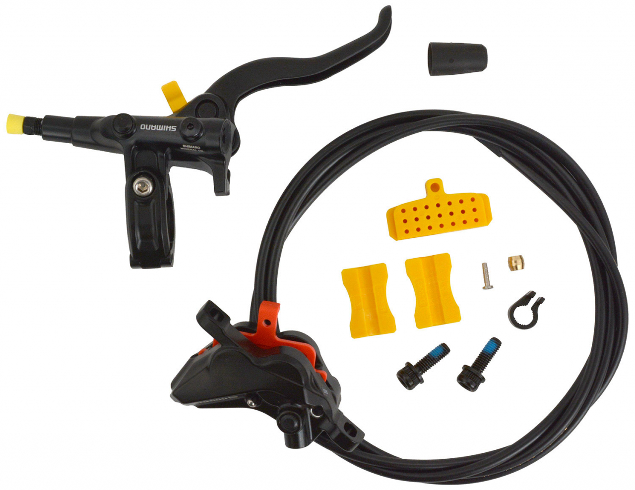 Shimano Rear Disc Brake Kit. 4 Pist. BL-M4100 + BR-MT420 + Pipe