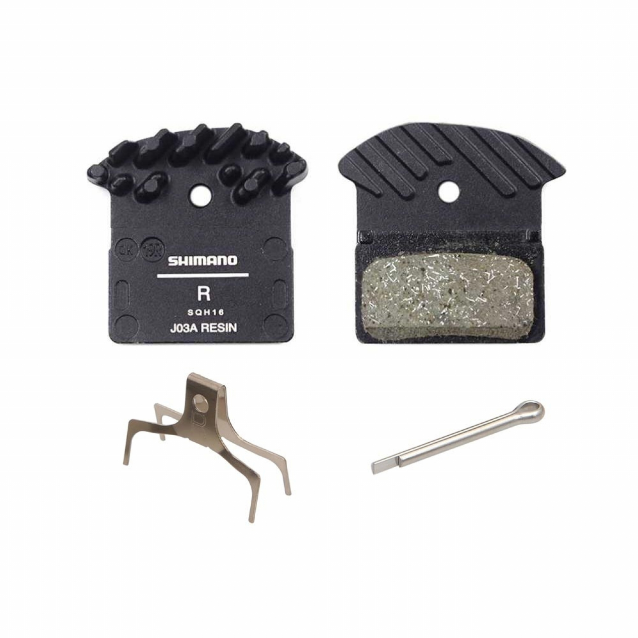Shimano Shimano Pastiglie Freno Resina J03A Incl Spring/Split Pin 1 pair