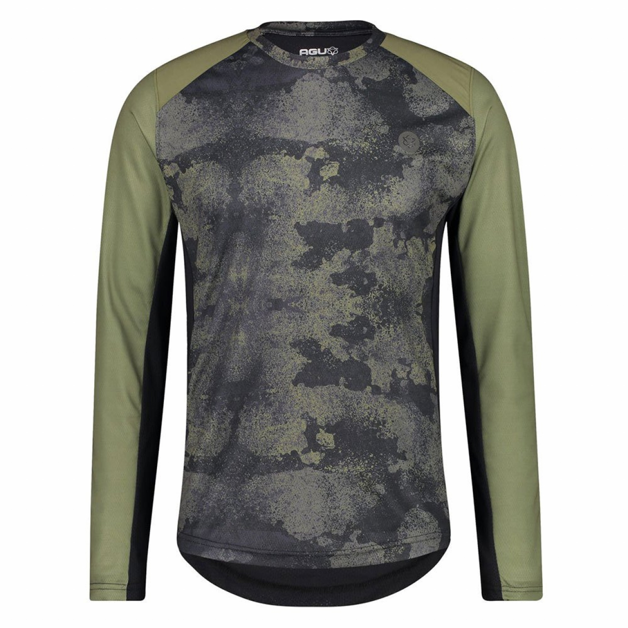 AGU Agu Maglia Maillot Large Manches Longues VTT Army Green