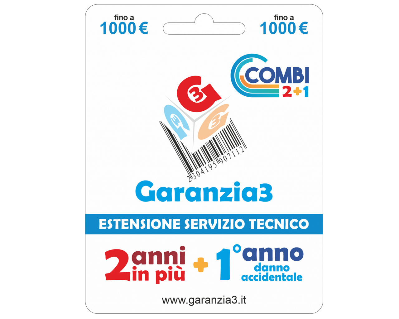 Garanzia3 Garantie3 COMBI - Maximum 1000