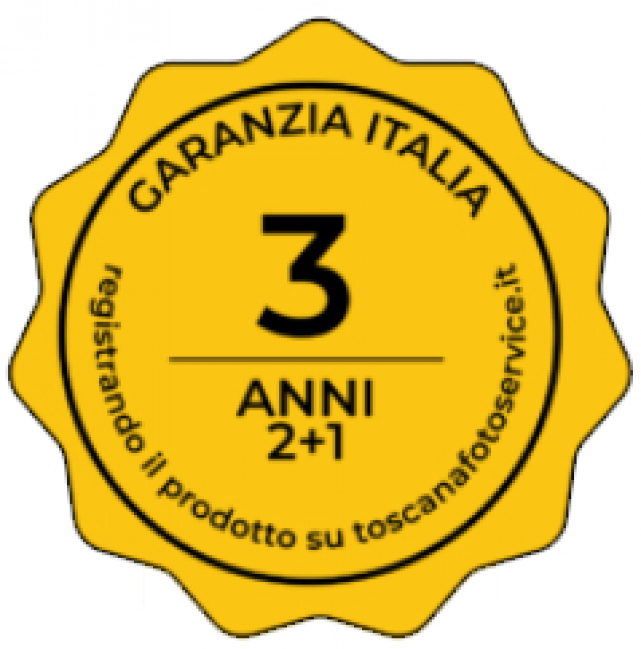 Garanzia 3 anni (2+1)