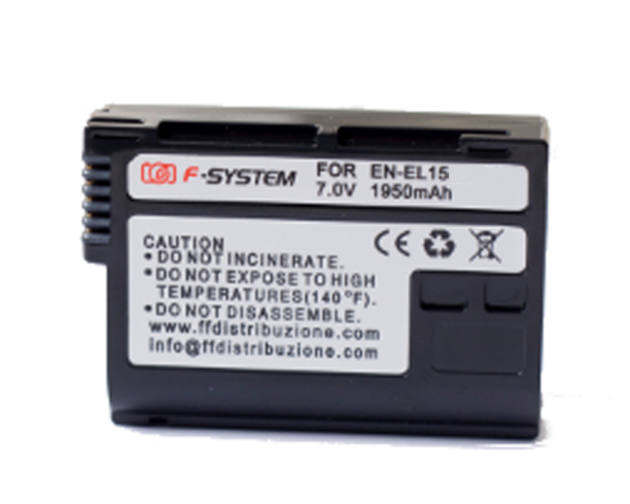 F-system F-System batteria Compatibile Nikon EN-EL15C MhA 2250