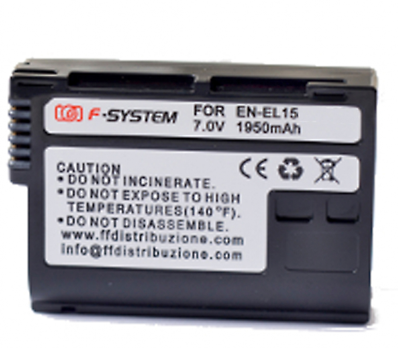 F-system F-System batteria Compatibile Nikon EN-EL15C MhA 2250