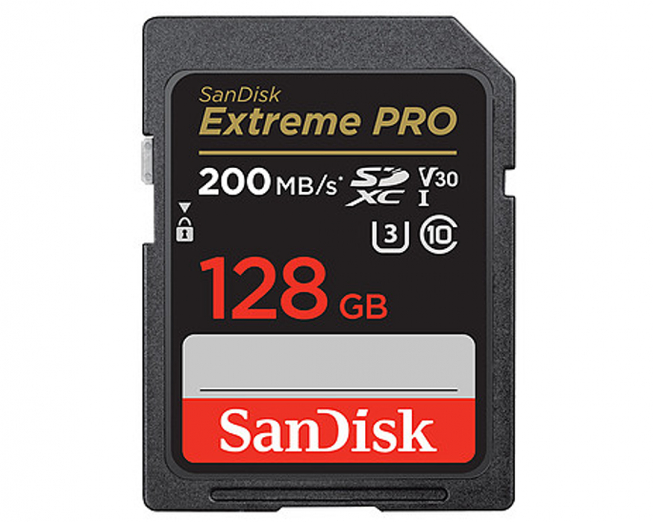 Sandisk Sandisk Secure Digital Extreme Pro 128GB XC (V30, U3, UHS I, C10 - 200MB/s lettura, 90MB/s scrittura)