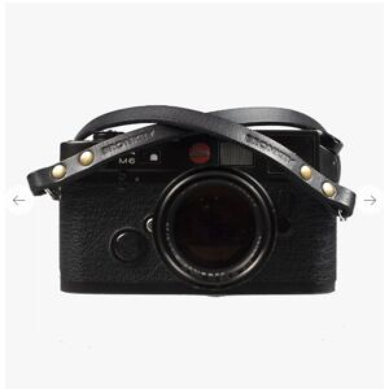 Bronkey Bronkey Berlin #101 - Black Leather camera strap 120cm
