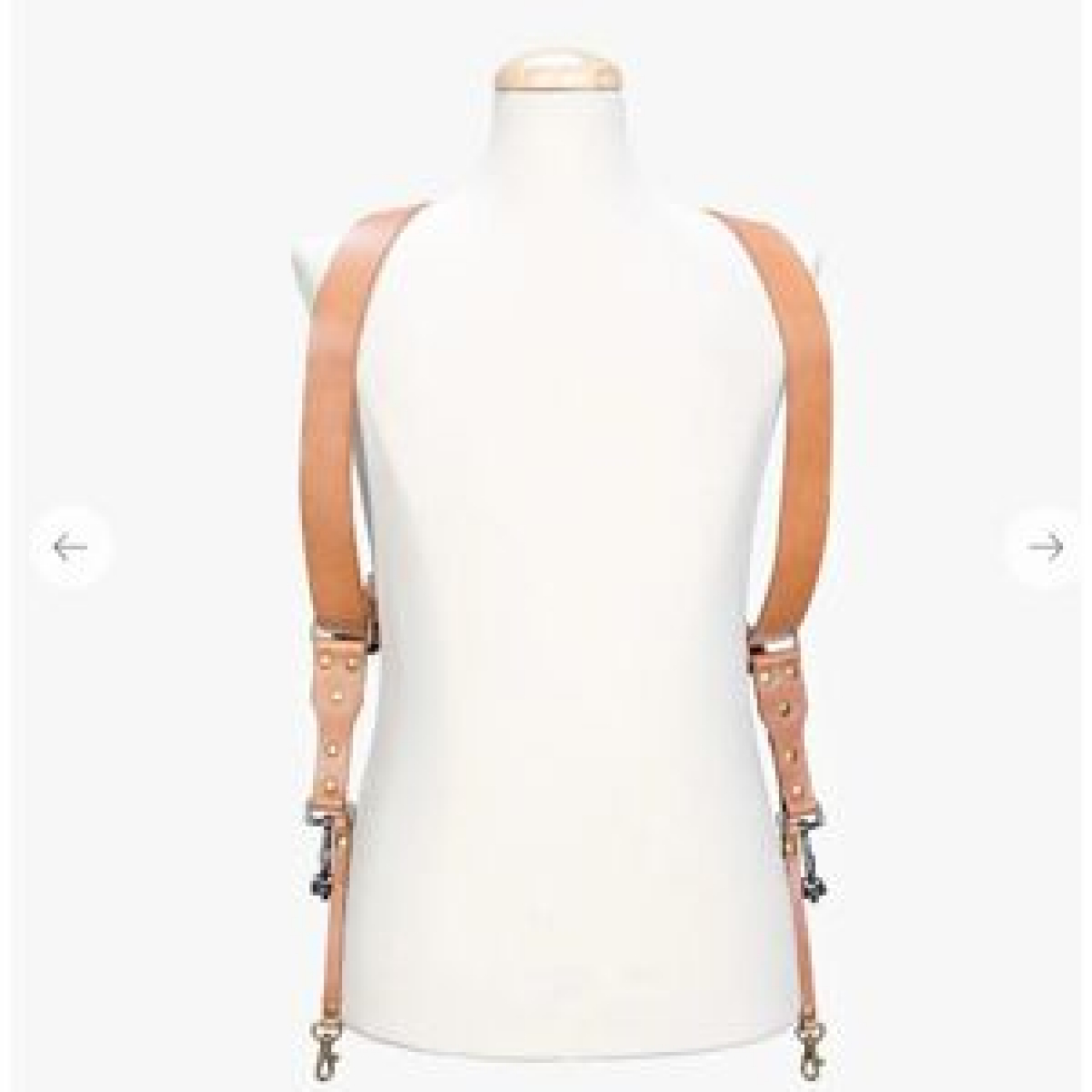 Bronkey Bronkey Berlin #503 - Tanned dual leather camera strap ONE