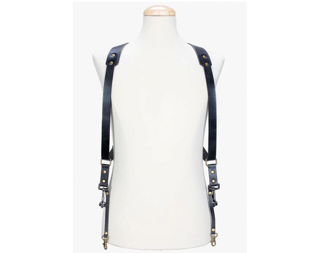 Bronkey Bronkey Berlin #701 - Black dual leather camera strap Small