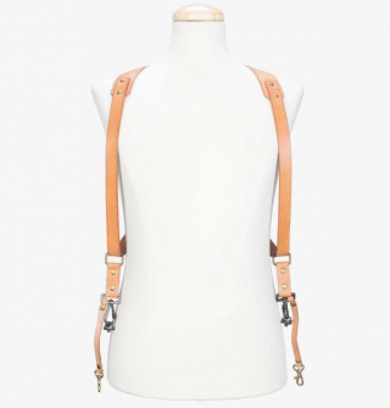 Bronkey Bronkey Berlin #703 - Tanned dual leather camera strap Small