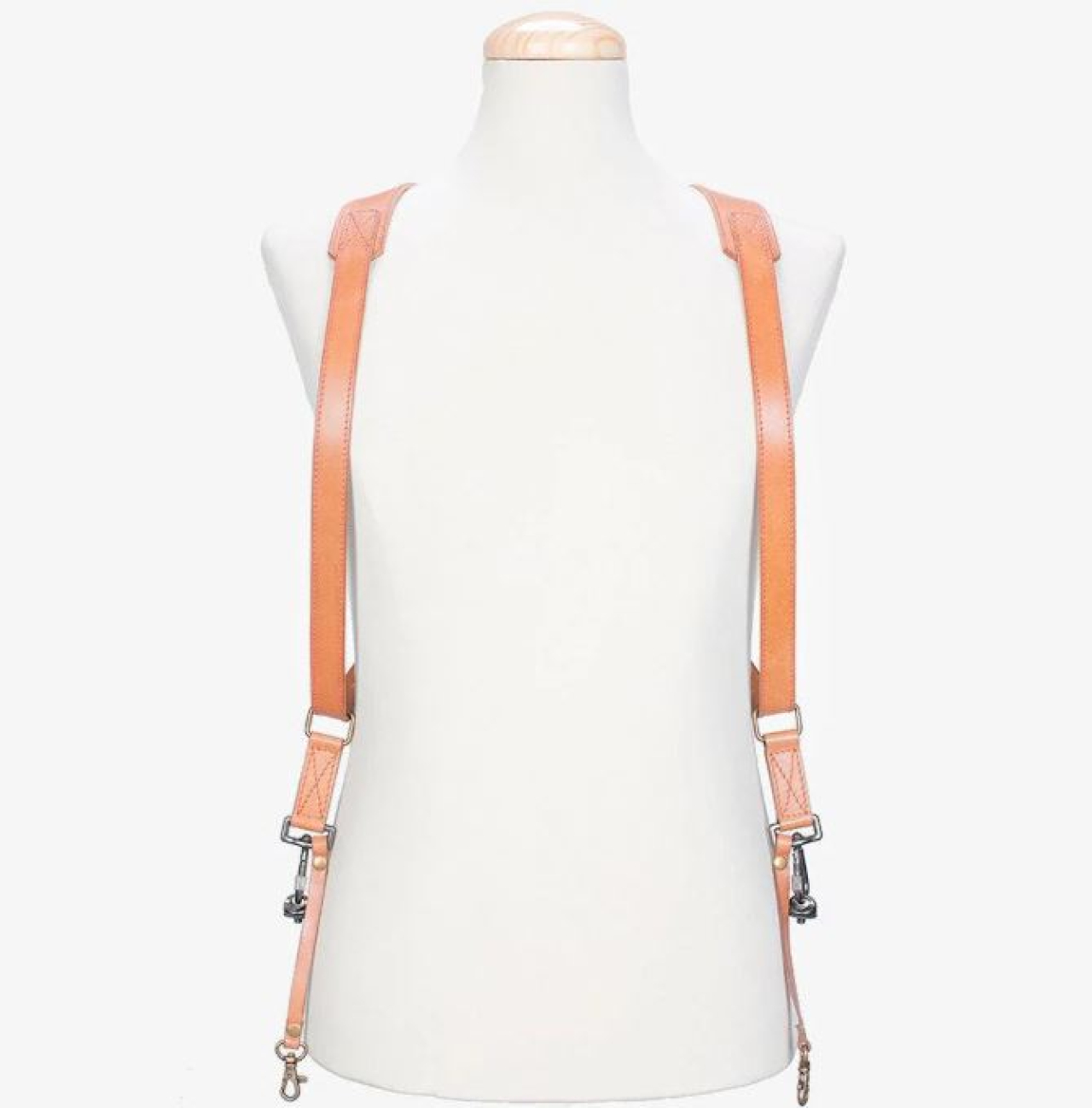 Bronkey Bronkey Tokyo #703 - Tanned dual leather camera strap Small