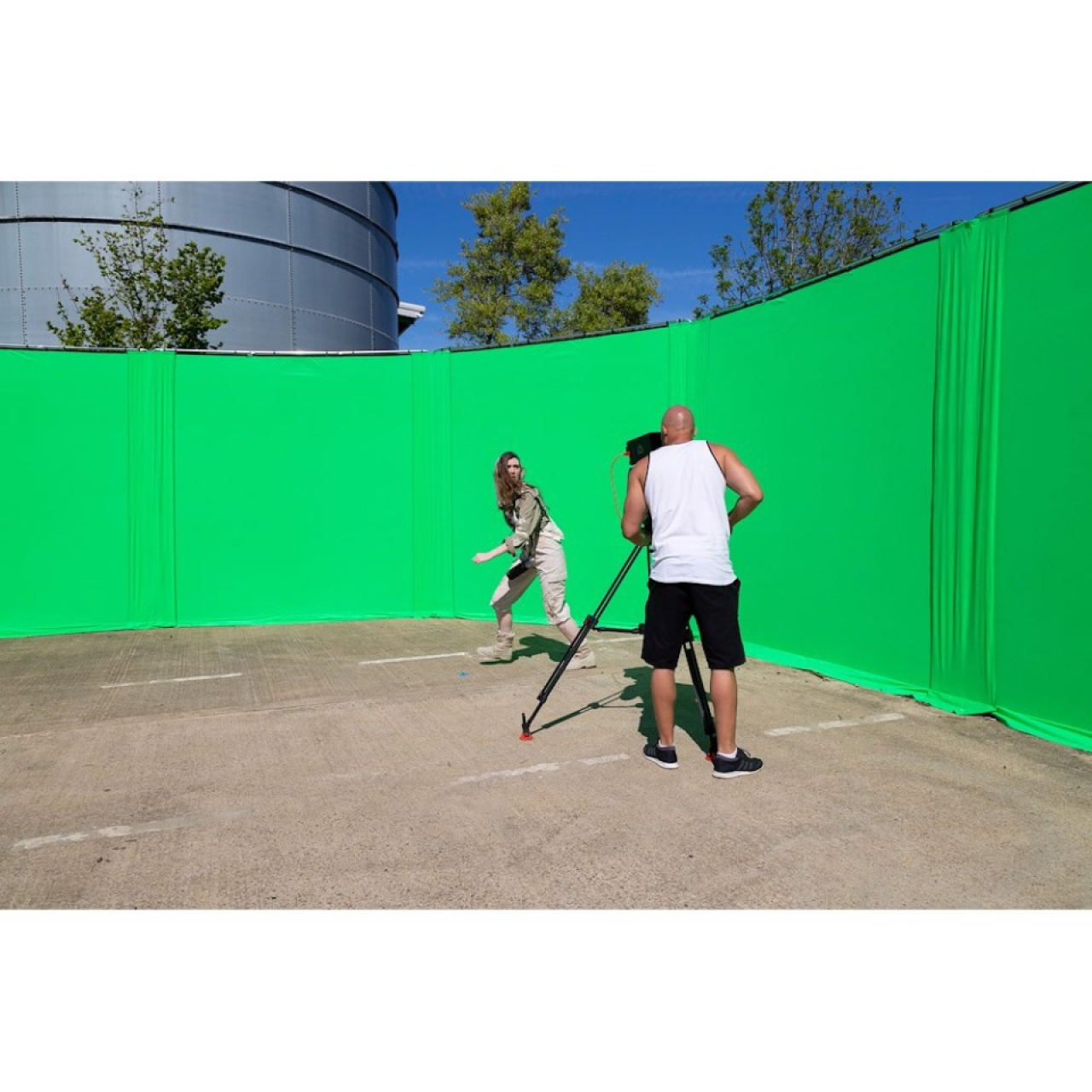 Lastolite Kit StudioLink Chroma Key verde 3 x 3m