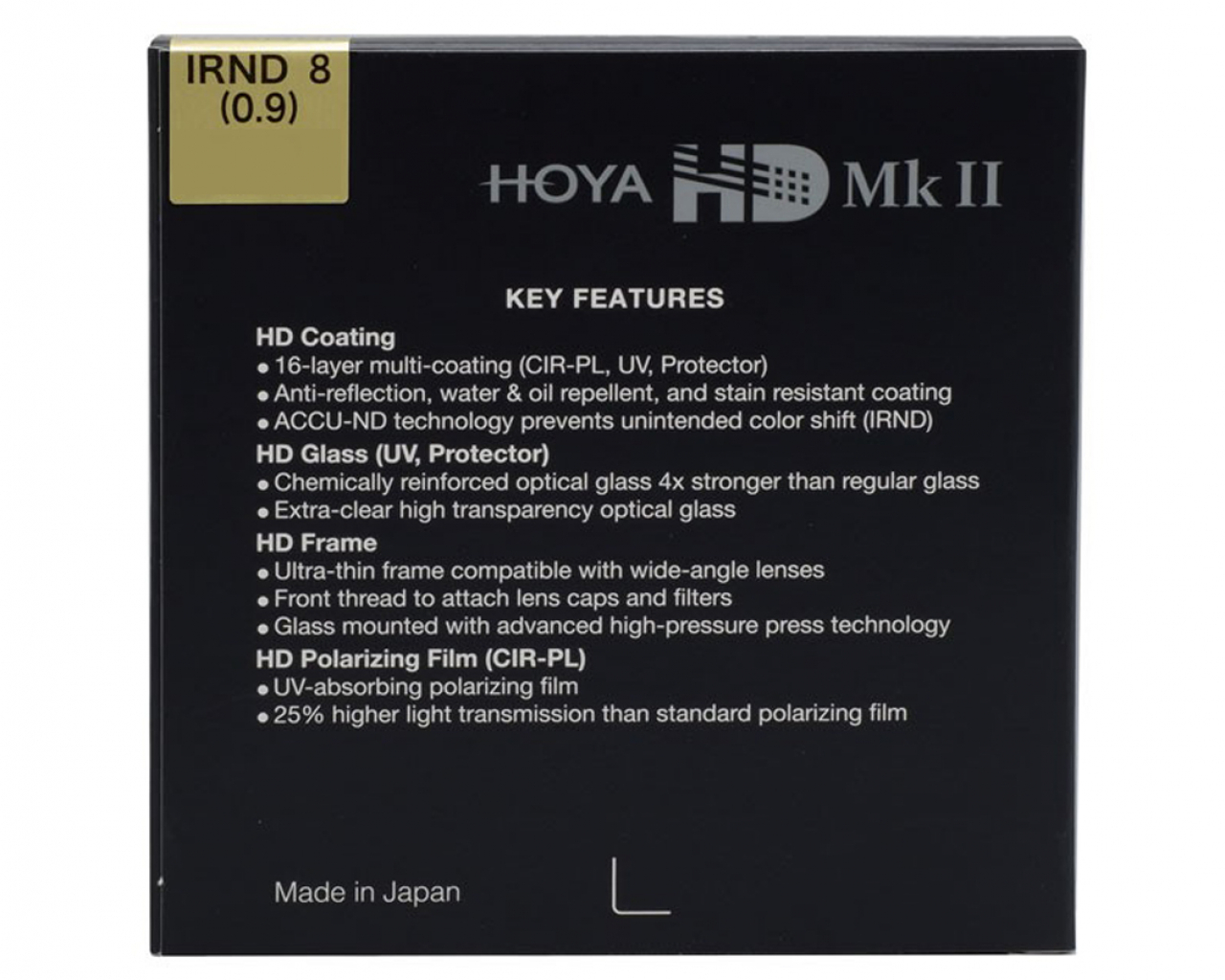 Hoya Hoya Filtro HD MkII IRND8 (0.9) 55mm