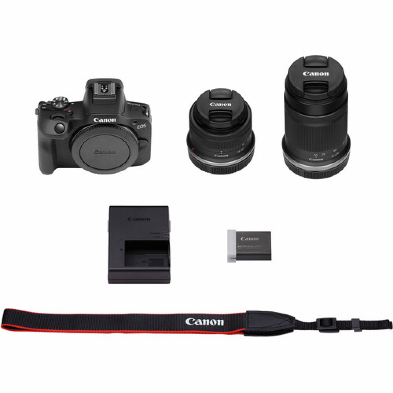 Canon Canon Eos R100 + RF-S 18-45mm f/4.5-6.3 IS STM + RF-S 55-210mm f/5-7.1 IS STM