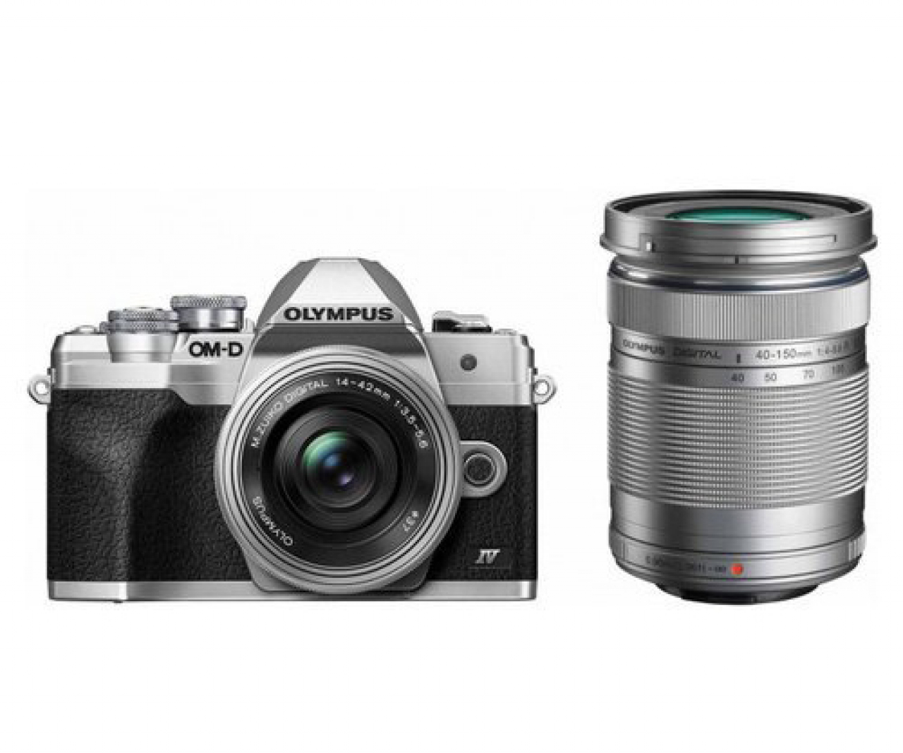 Om system olympus Olympus OM-D E-M10 Mark IV + 14-42 EZ+ ob.40-150 SILVER/SILVER