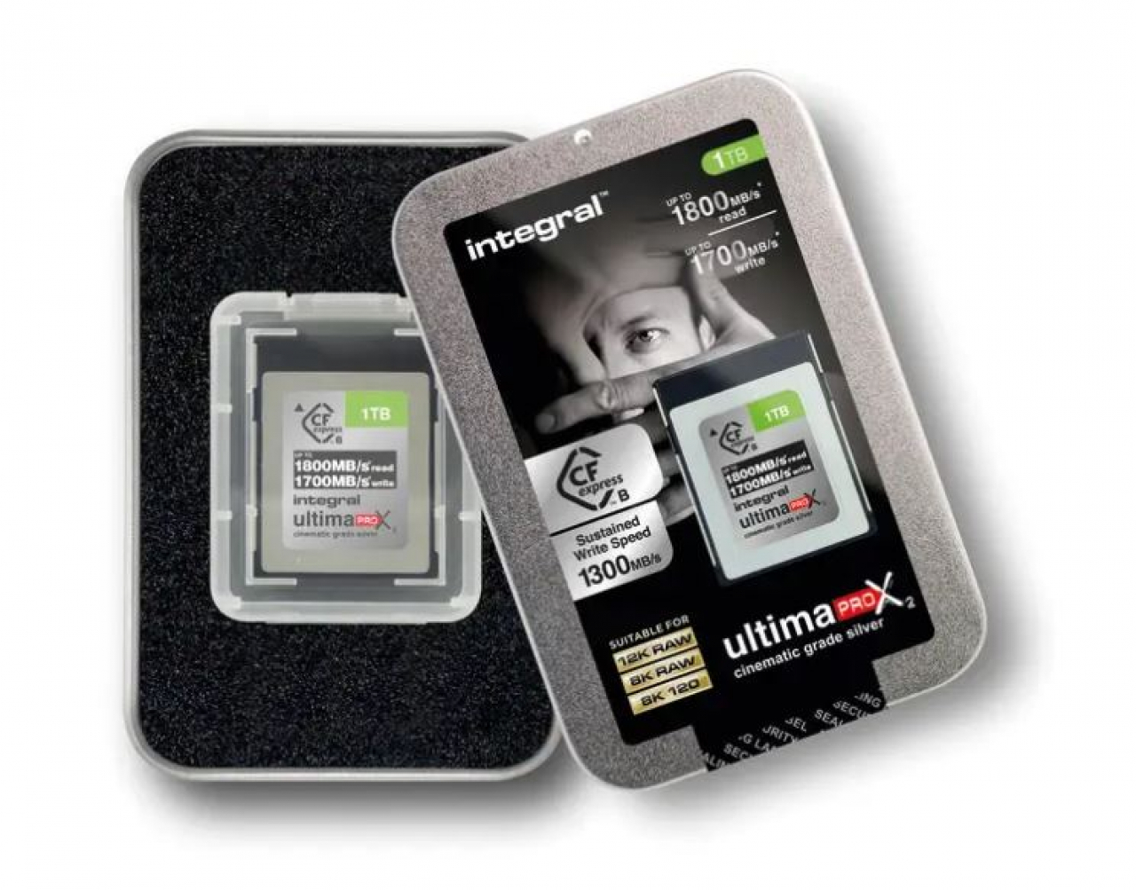 Integral Integral CF Express 1TB Silver R1800 W1700 S1300 12k - 8k