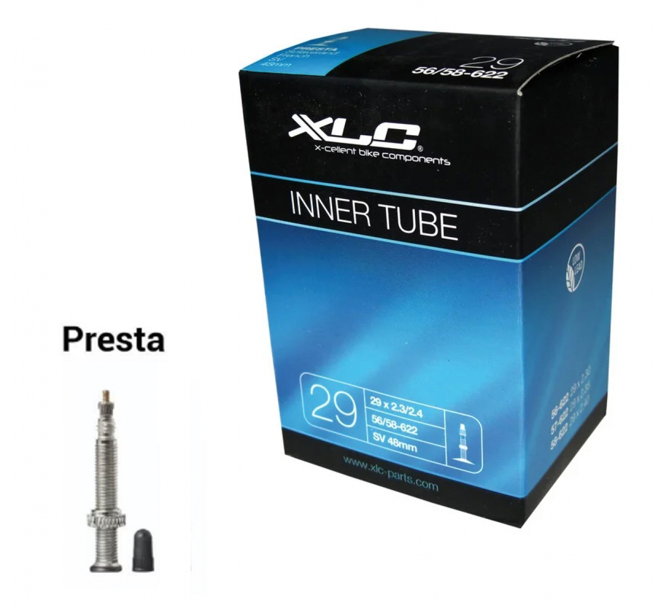 XLC XLC Camera d'aria, 29 x 2.3/2.4 56/58-622 VP 48 mm
