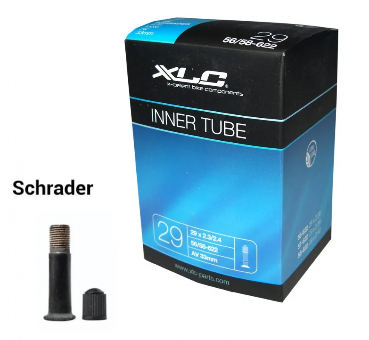 XLC XLC Camera d'aria, 29 x 2.3/2.4 56/58-622 VS 33 mm