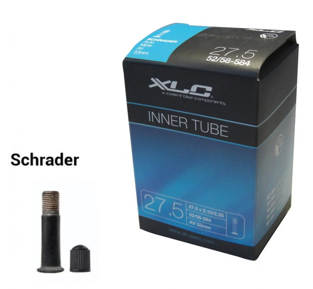 XLC XLC Camera d'aria, 27.5 x 2.10/2.35 52/58-584 VS 33 mm
