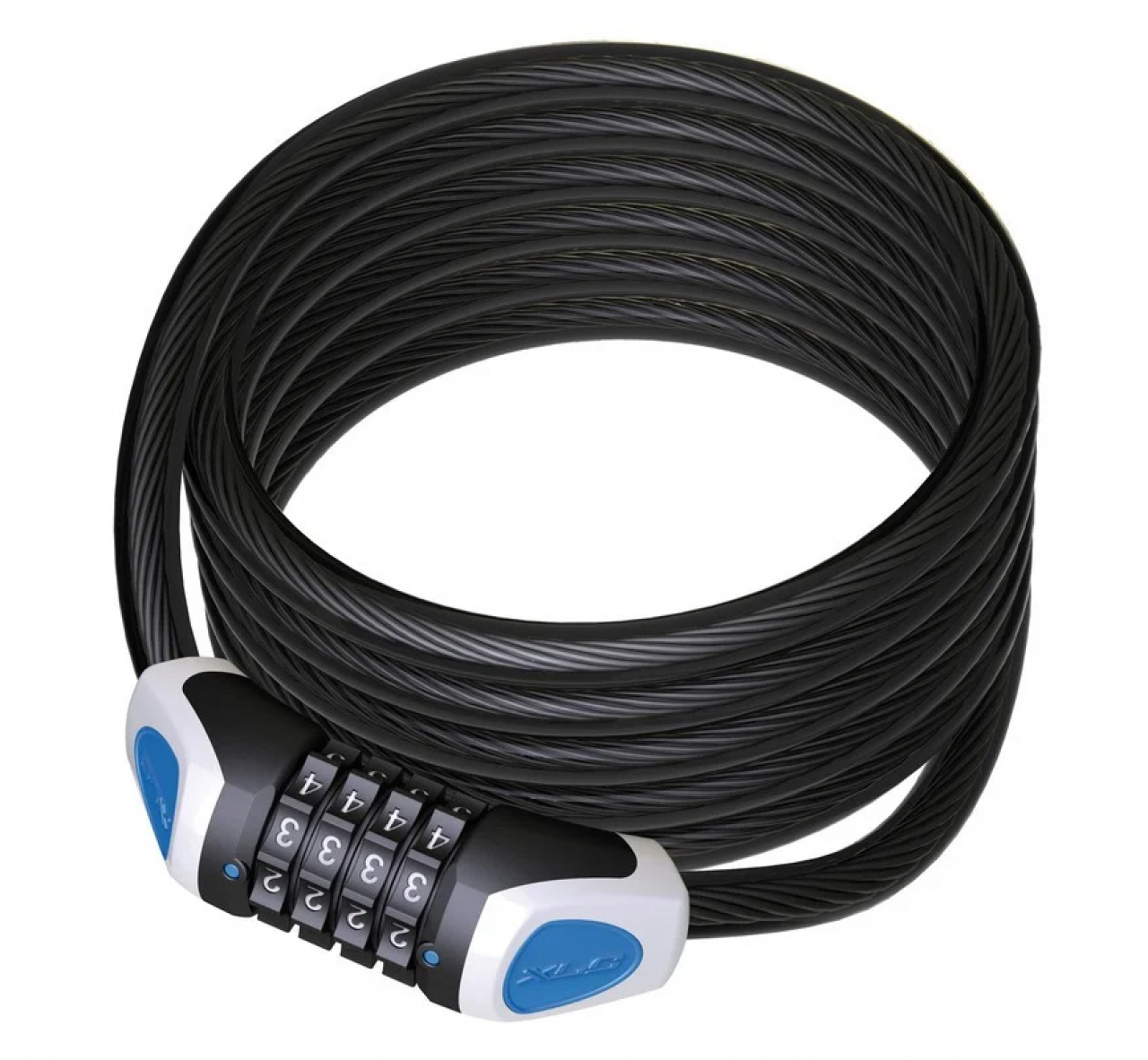 XLC XLC lucchetto cavo a spirale combin. Ø 15mm/1850mm