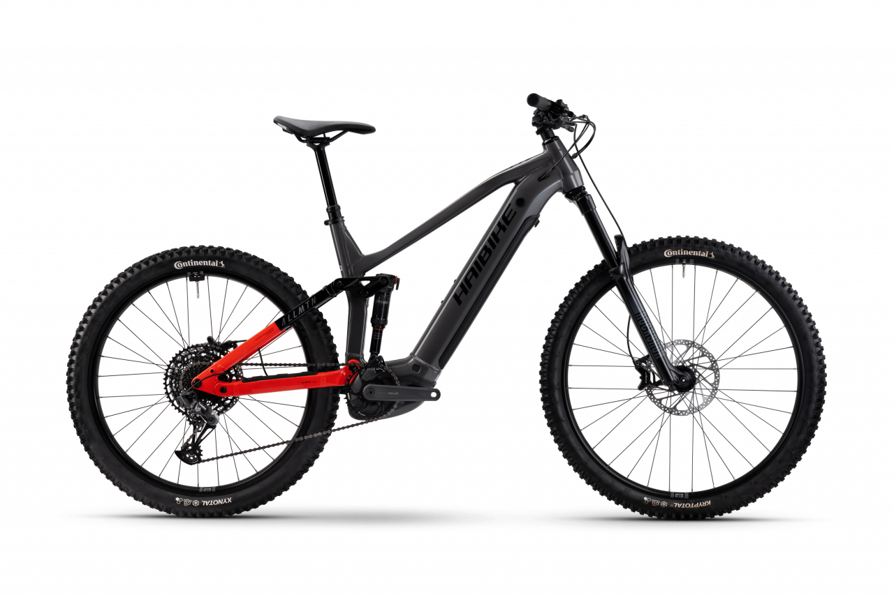 Haibike Haibike Allmtn 4 - i800wh 12v nx eagle 25 hb bcxl gl_arg/rosso/nero t. L/47