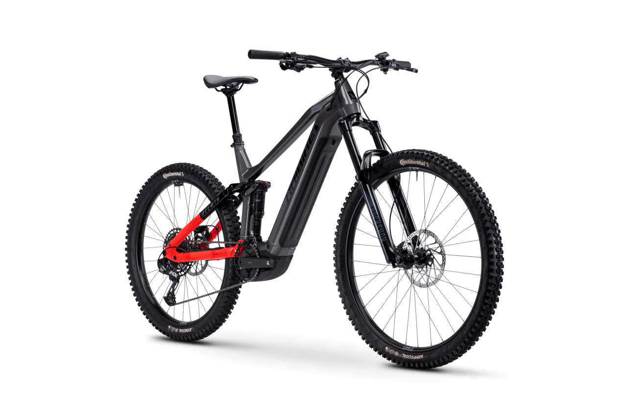 Haibike Haibike Allmtn 4 - i800wh 12v nx eagle 25 hb bcxl gl_arg/rosso/nero t. M/44