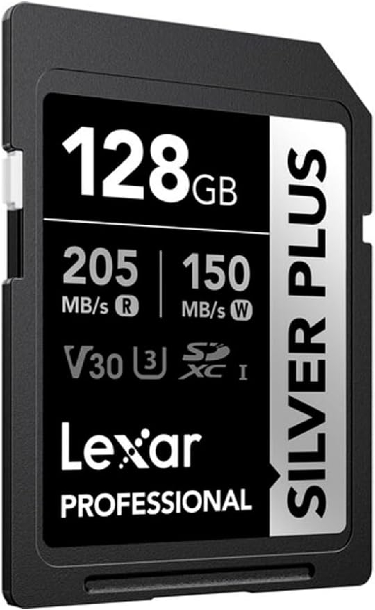 Lexar Lexar 128GB Pro Silver Plus SDXC V30 U3
