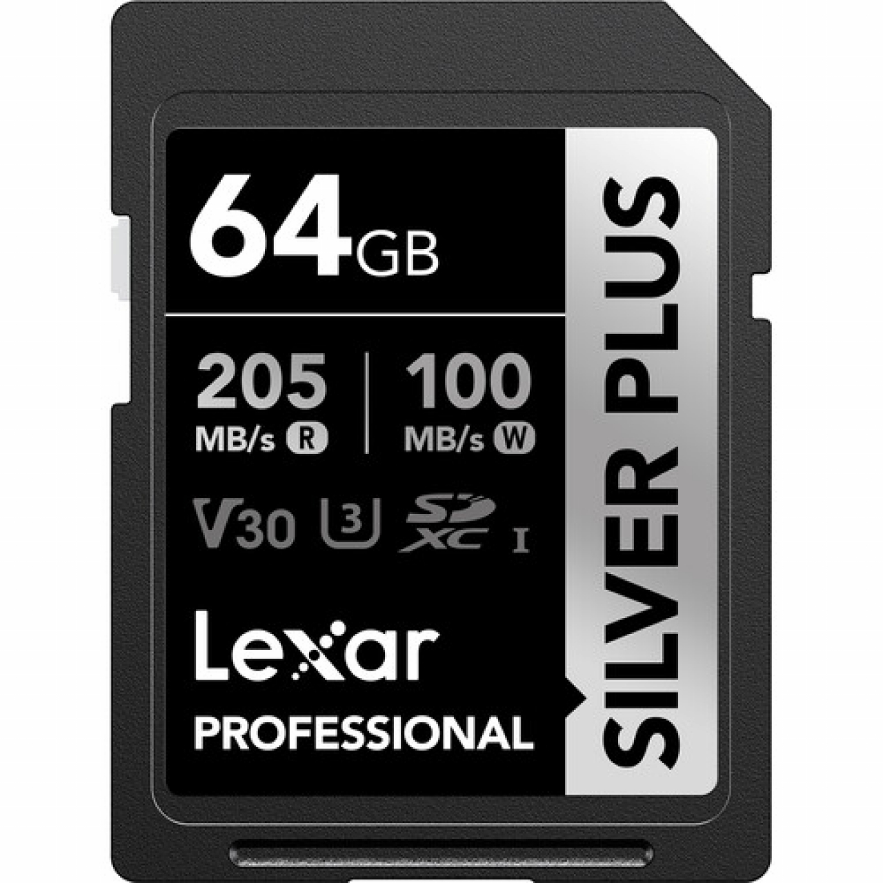 Lexar Lexar 64GB Pro Silver Plus SDHC V30 U3