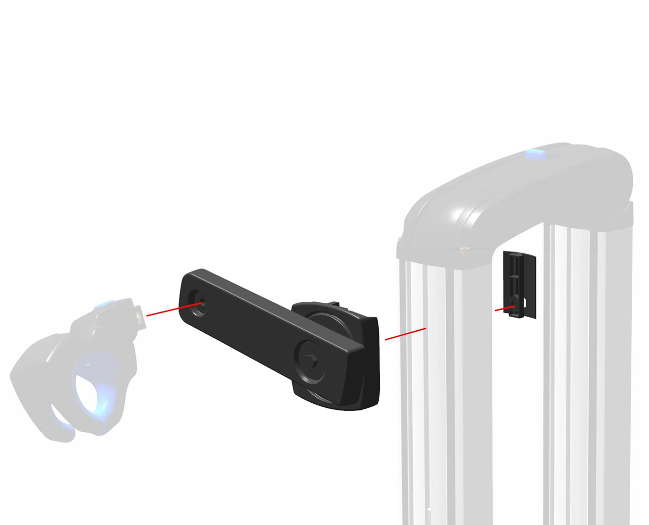 XLC XLC Adattatore CC-X61 per telaio con gradino basso