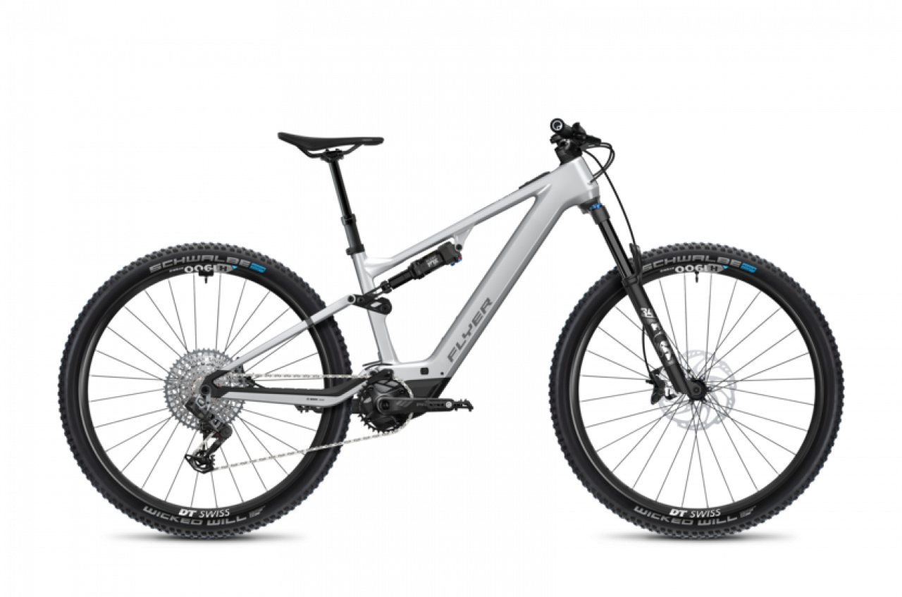 Flyer Flyer UPROC SLX - 6.50 FS L Silver - 400Wh - T-TYPE