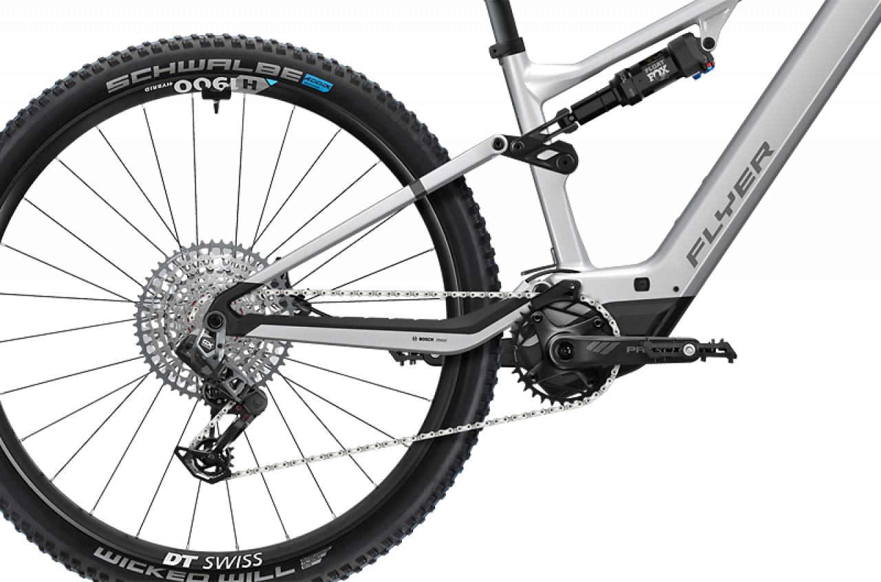 Flyer Flyer UPROC SLX - 6.50 FS L Silver - 400Wh - T-TYPE