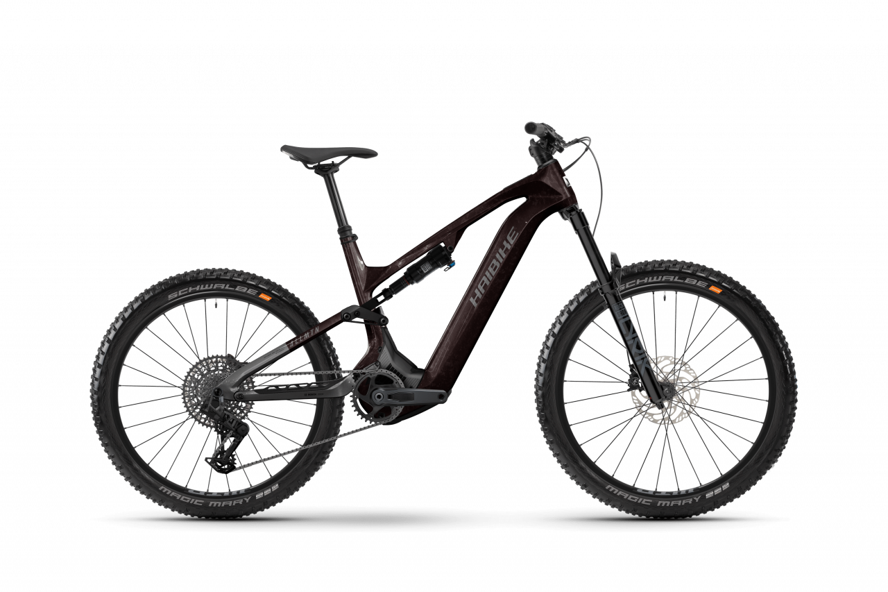 Haibike Haibike Allmtn cf 9 - i800Wh 12v S1000 Eagle AXS 25 HB BCXK GL_nr/platino t. L/46