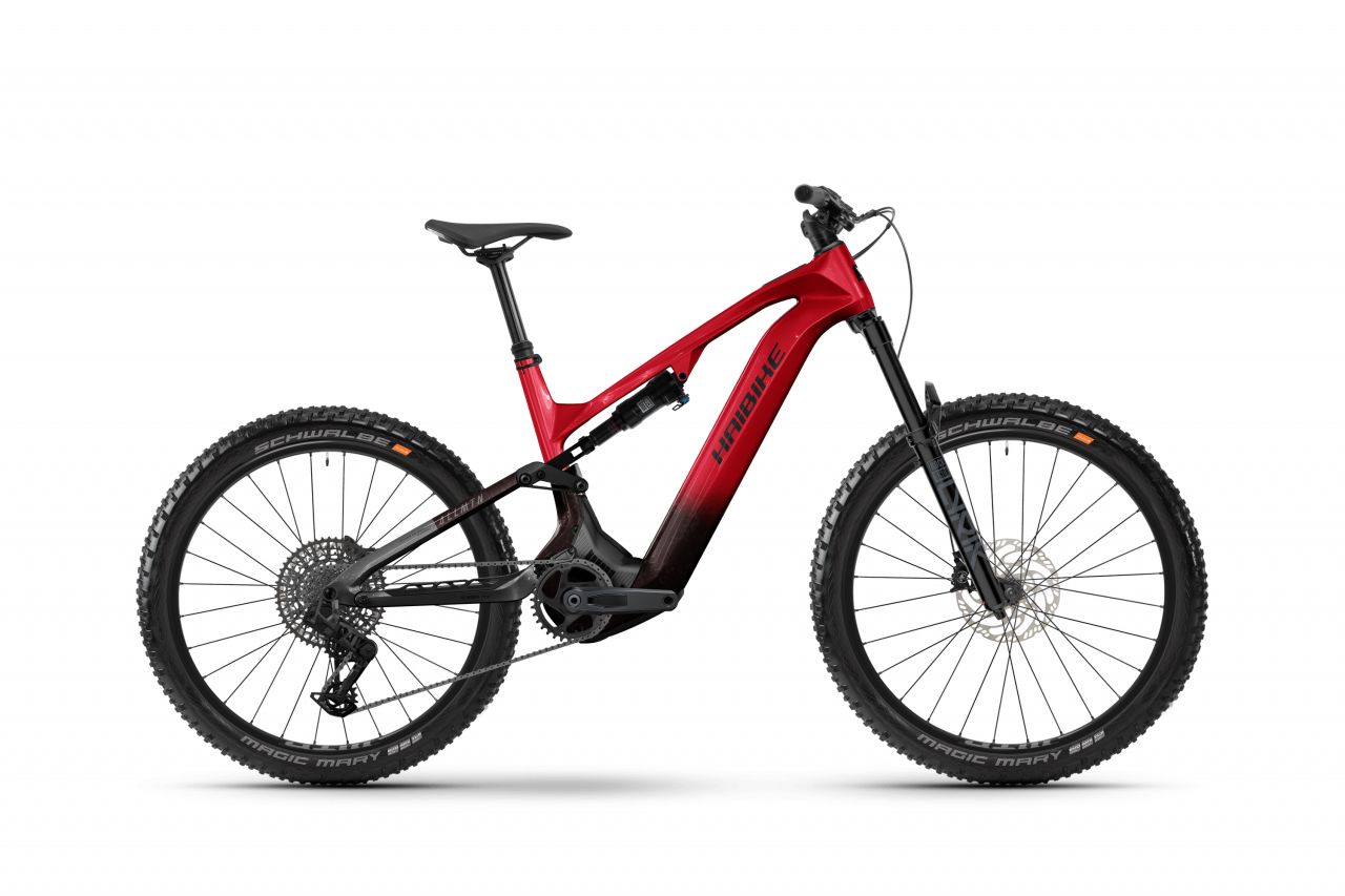 Haibike Haibike AllMtn CF 9 - i800Wh 12v S1000 Eagle AXS 25 HB BCXK GL_rosso/nero/gr t. M/43