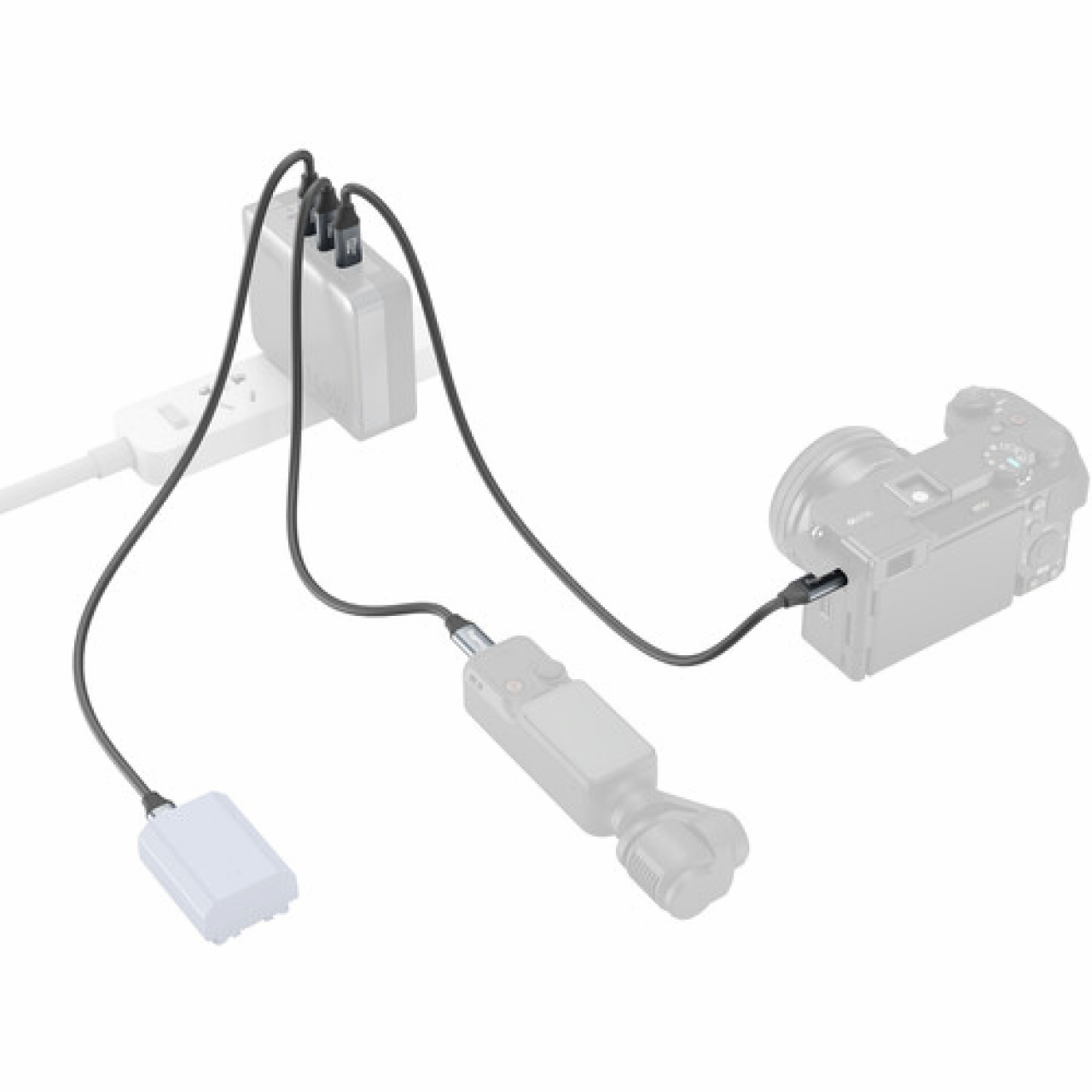 Smallrig SmallRig USB-C (Straight) to USB-C (Straight) Data Cable (35cm / 13.8in) 4788