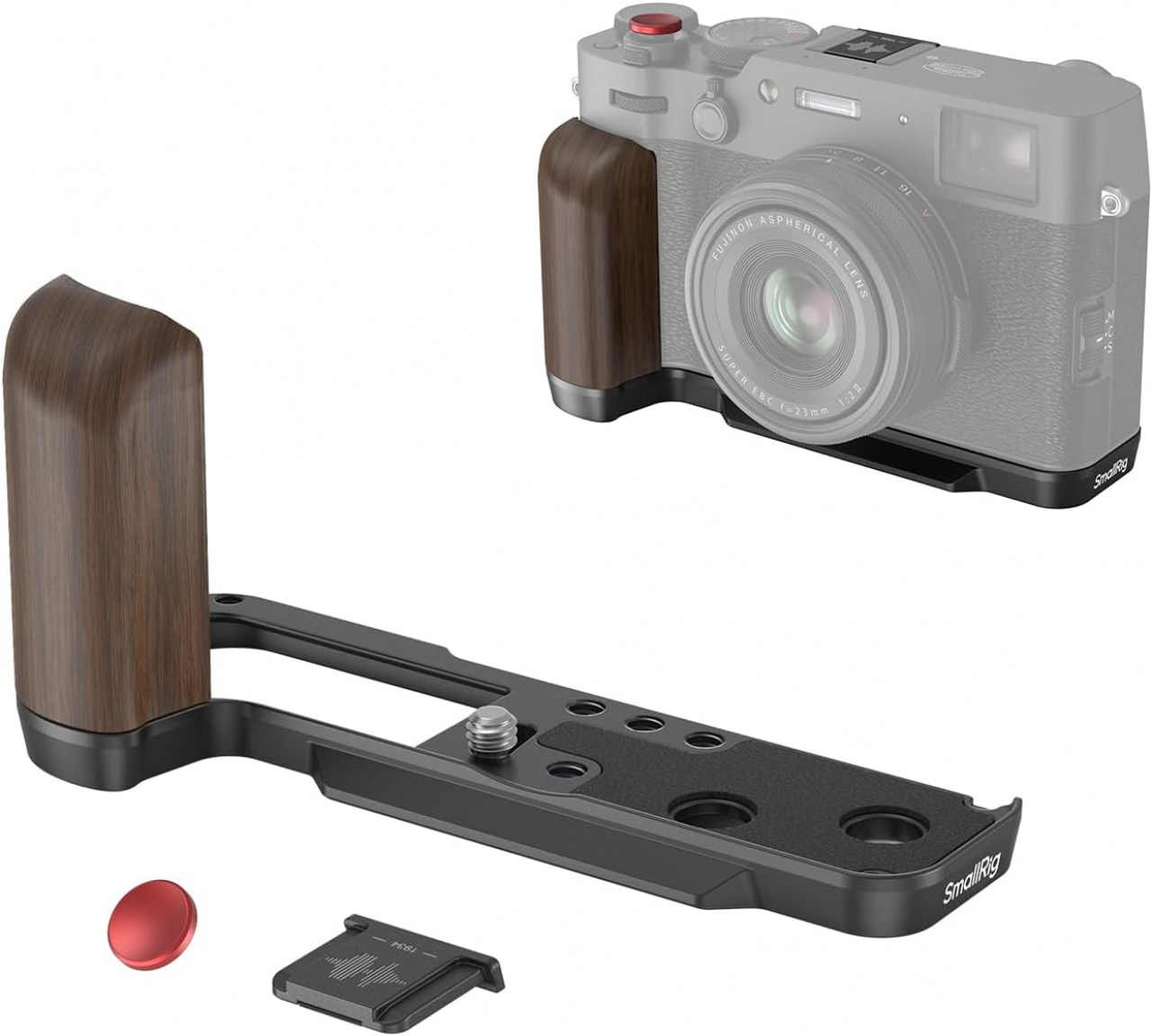 Smallrig SmallRig Wooden L-Shape Grip for FUJIFILM X100VI / X100V (Black) 4805