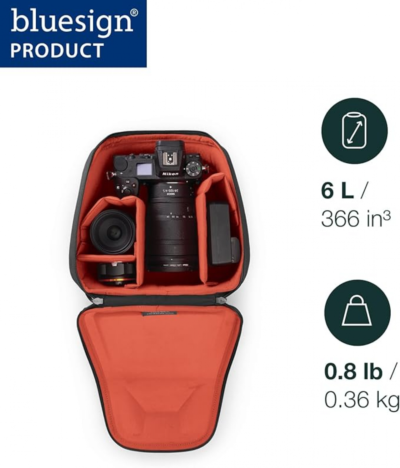 Osprey Osprey Camera Cube Small Charcoal Grey